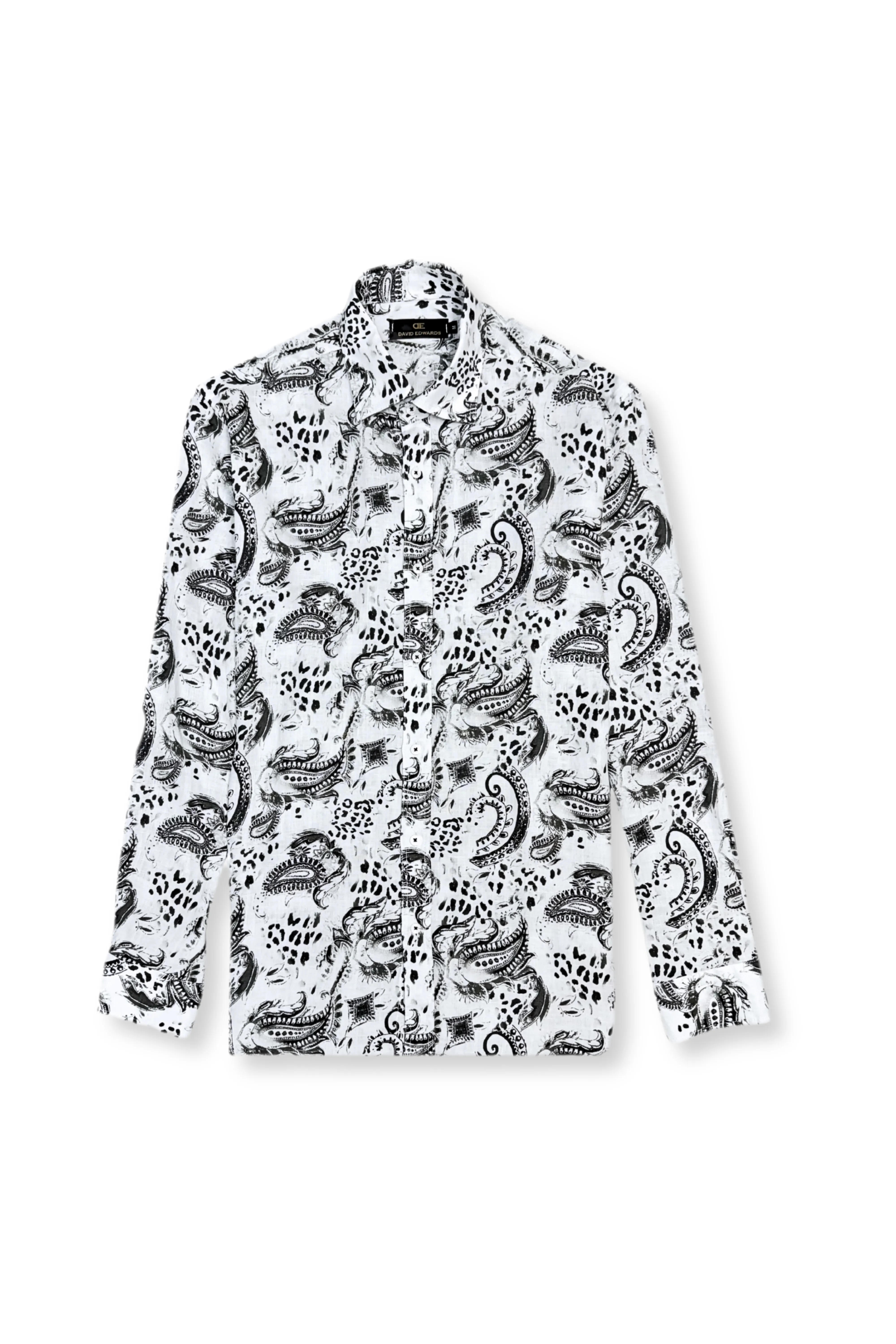 Dantin Roll Tab Linen Shirt Adjustable Straps