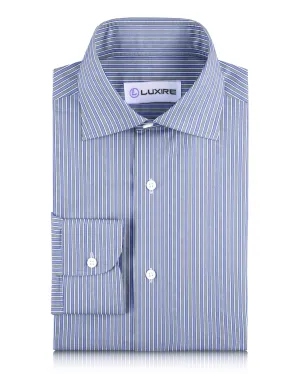 Grey White Blue & Black Alternate Stripes mix and match Subtle design