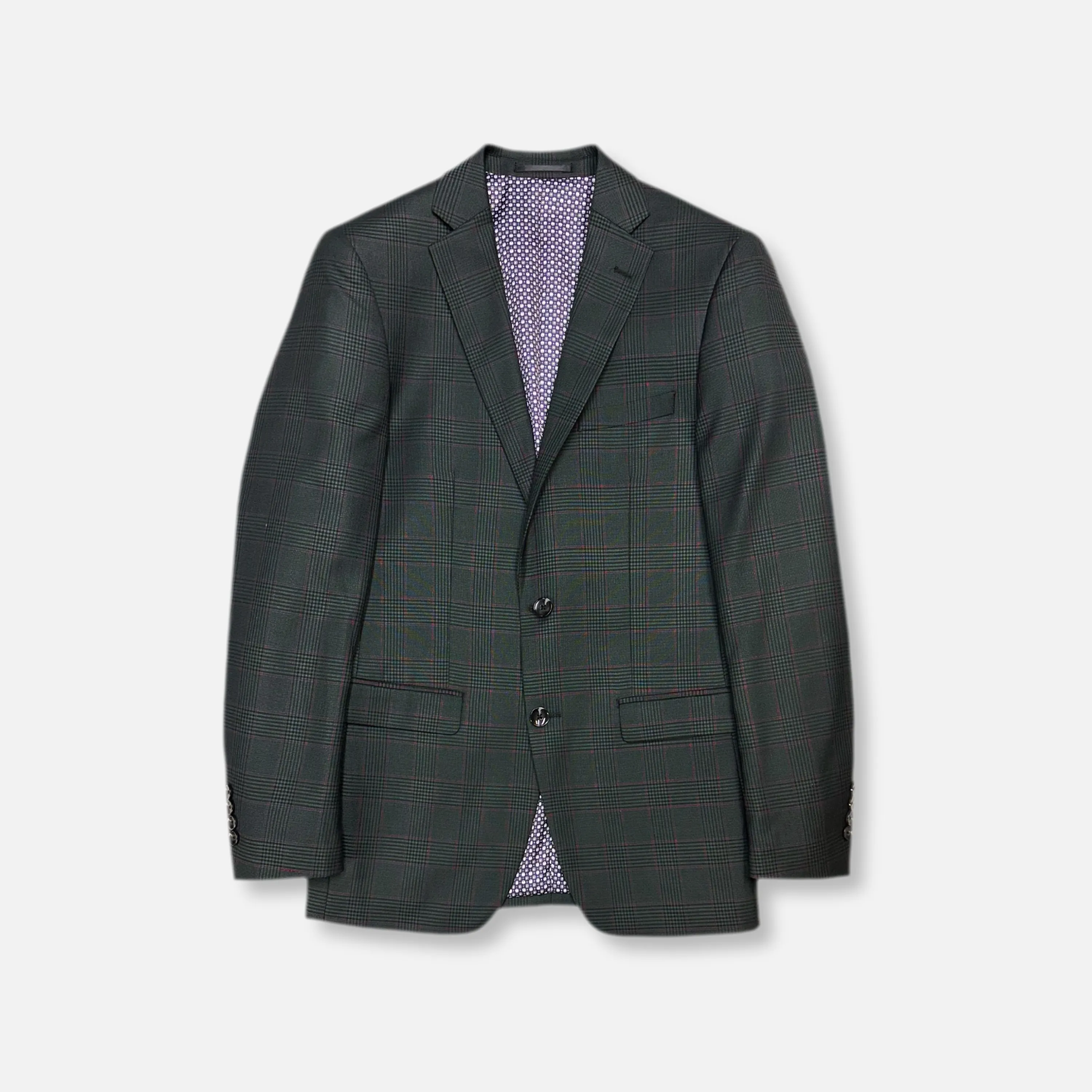 Gabbard Plaid Sport Coat Versatile Layering Weight Flexible Fit