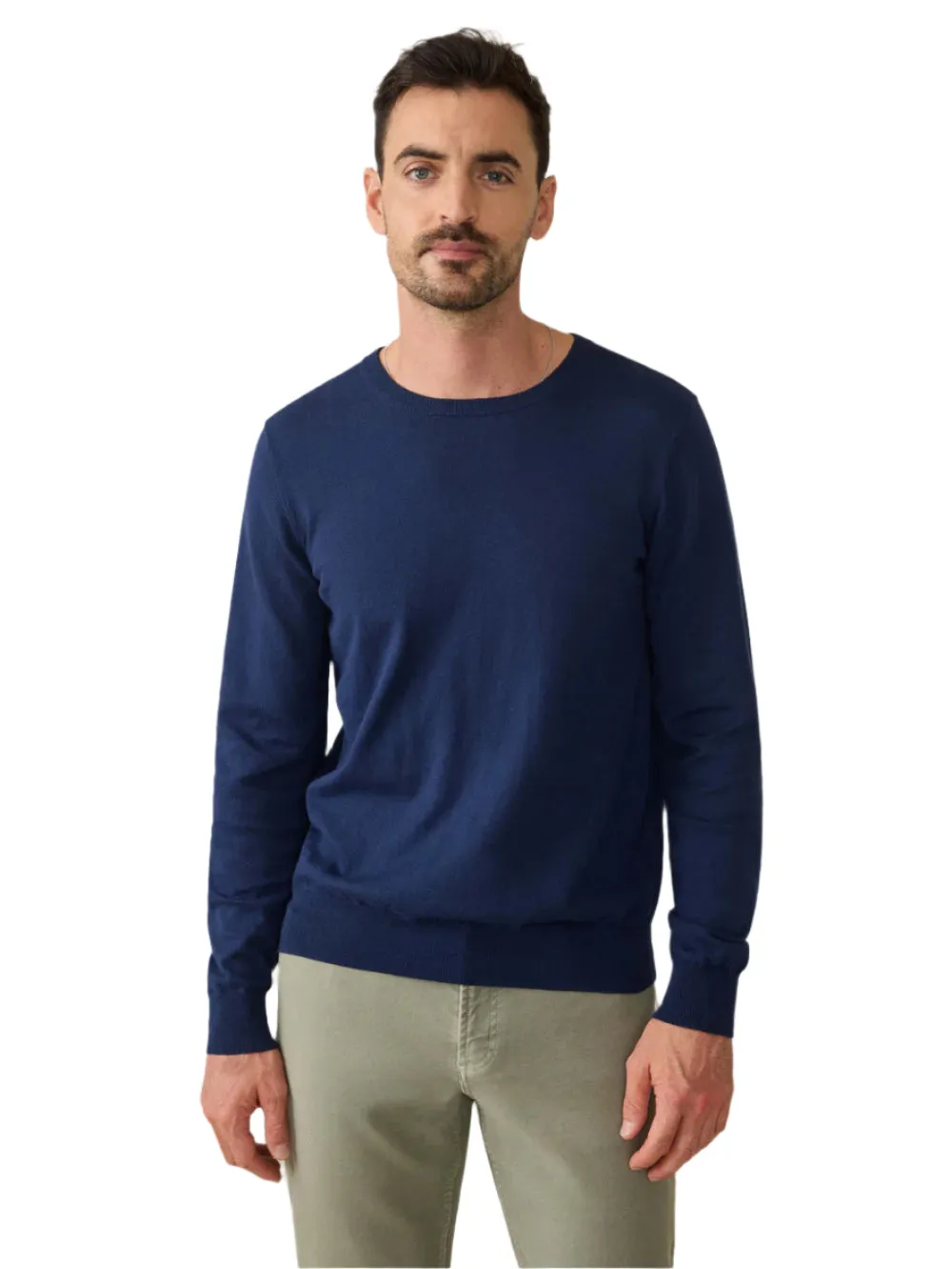 Movement Crewneck Sweater - Marine Navy Heather Daywear Style Road Soul
