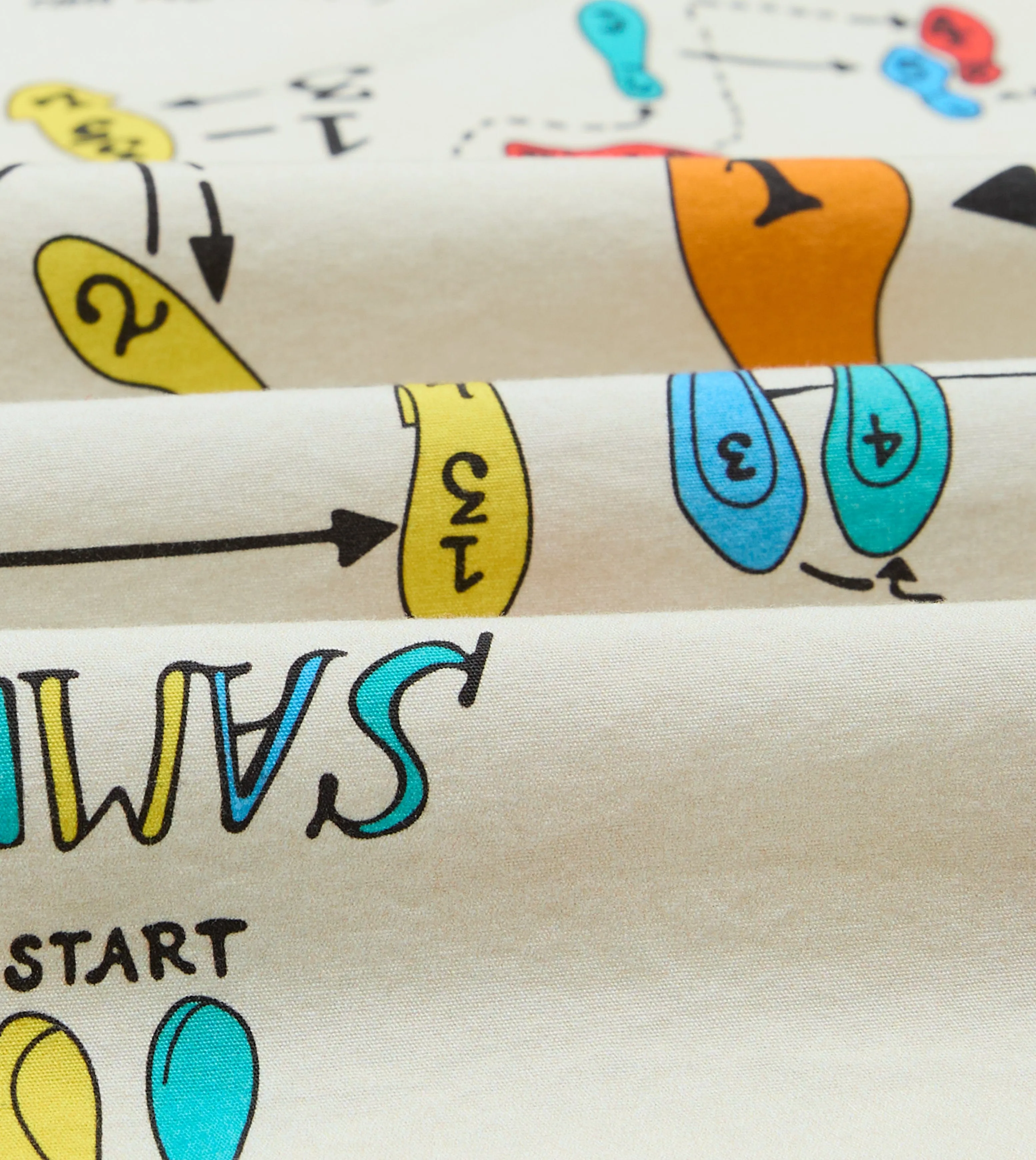 Multi Functional Pockets Functional Wear Dance Steps Print Cotton Camp Collar Short Sleeve Shirt