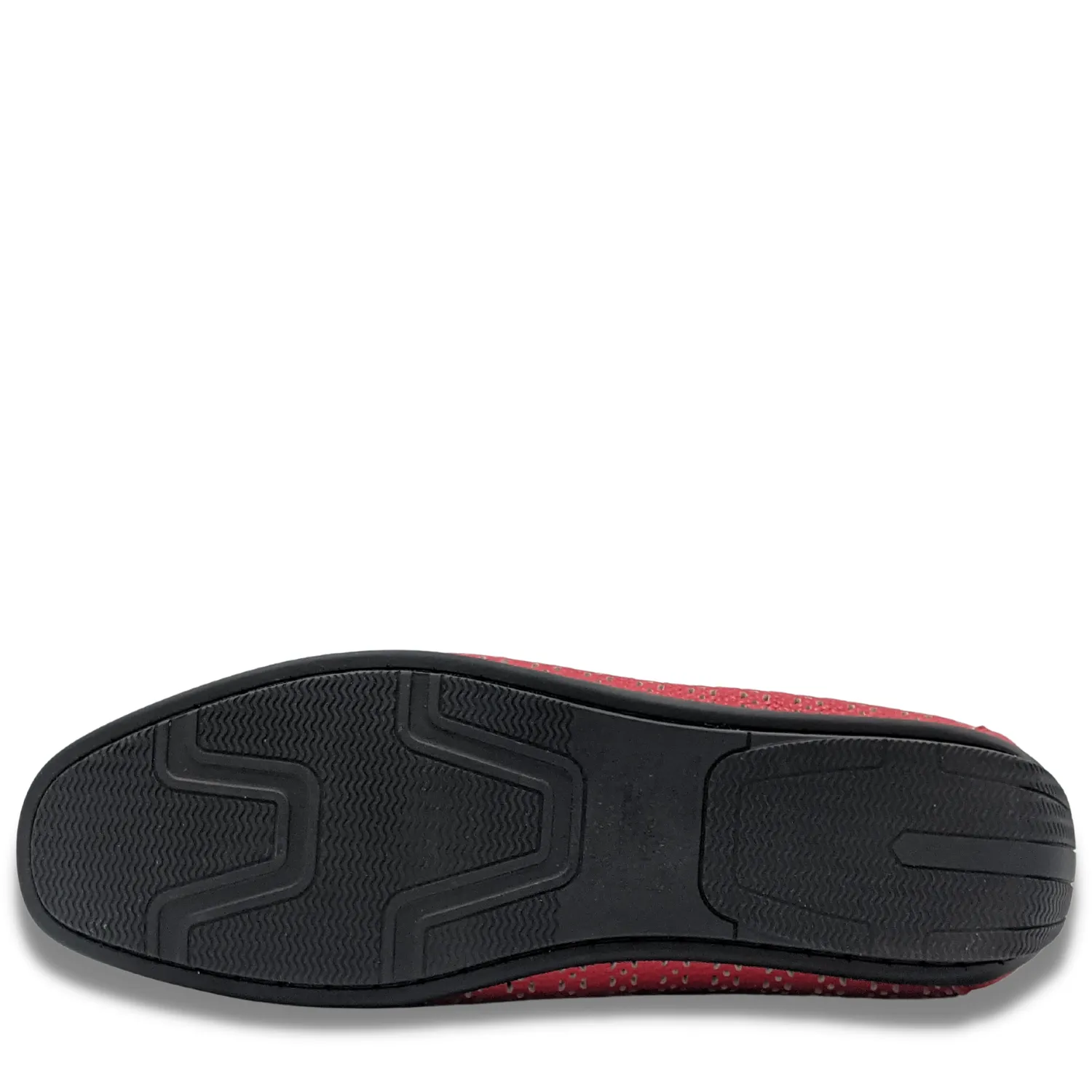 Calm Path Montique Men's Red Perforated Driving Shoes S22