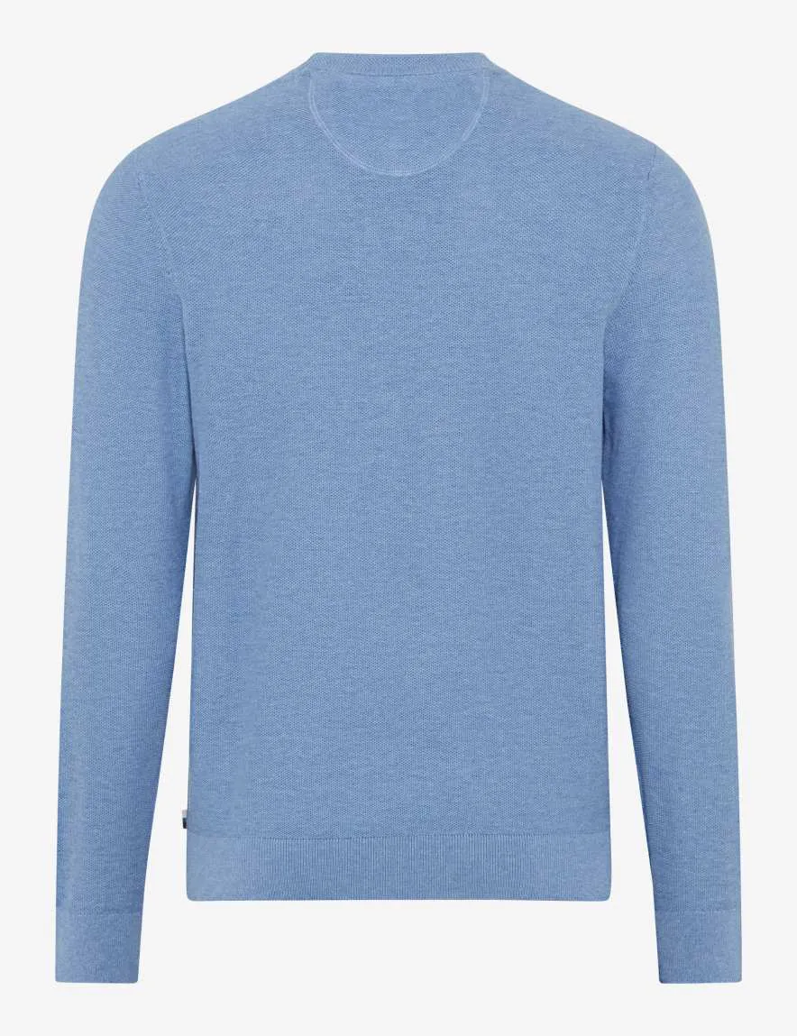 StretchComfort Saga Fit SS Iconic Crew - Indigo