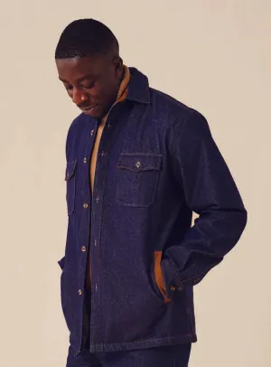 Inserch Denim Shirt Jacket JS003-10 Denim Blue Photo Glam