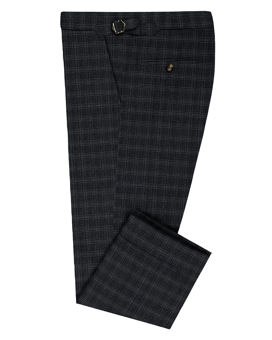 Durable Utility VBC Dark Grey Checks Twill Pant