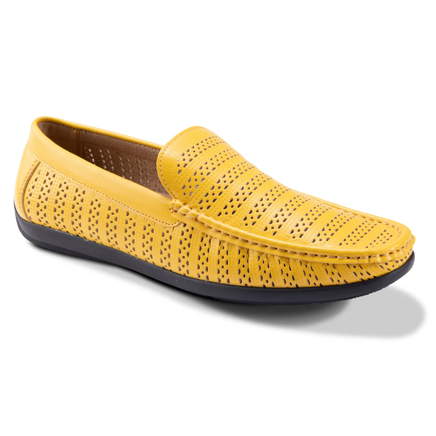Walk Proud Montique Men's Canary Perforated Driving Shoes S22