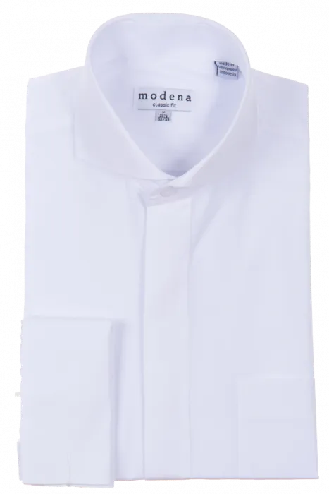 Modena Classic Fit French Cuff M300CA0F White Temperature Regulating Timeless Piece