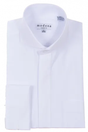 Layered Design Modena Classic Fit French Cuff M300CA0F White