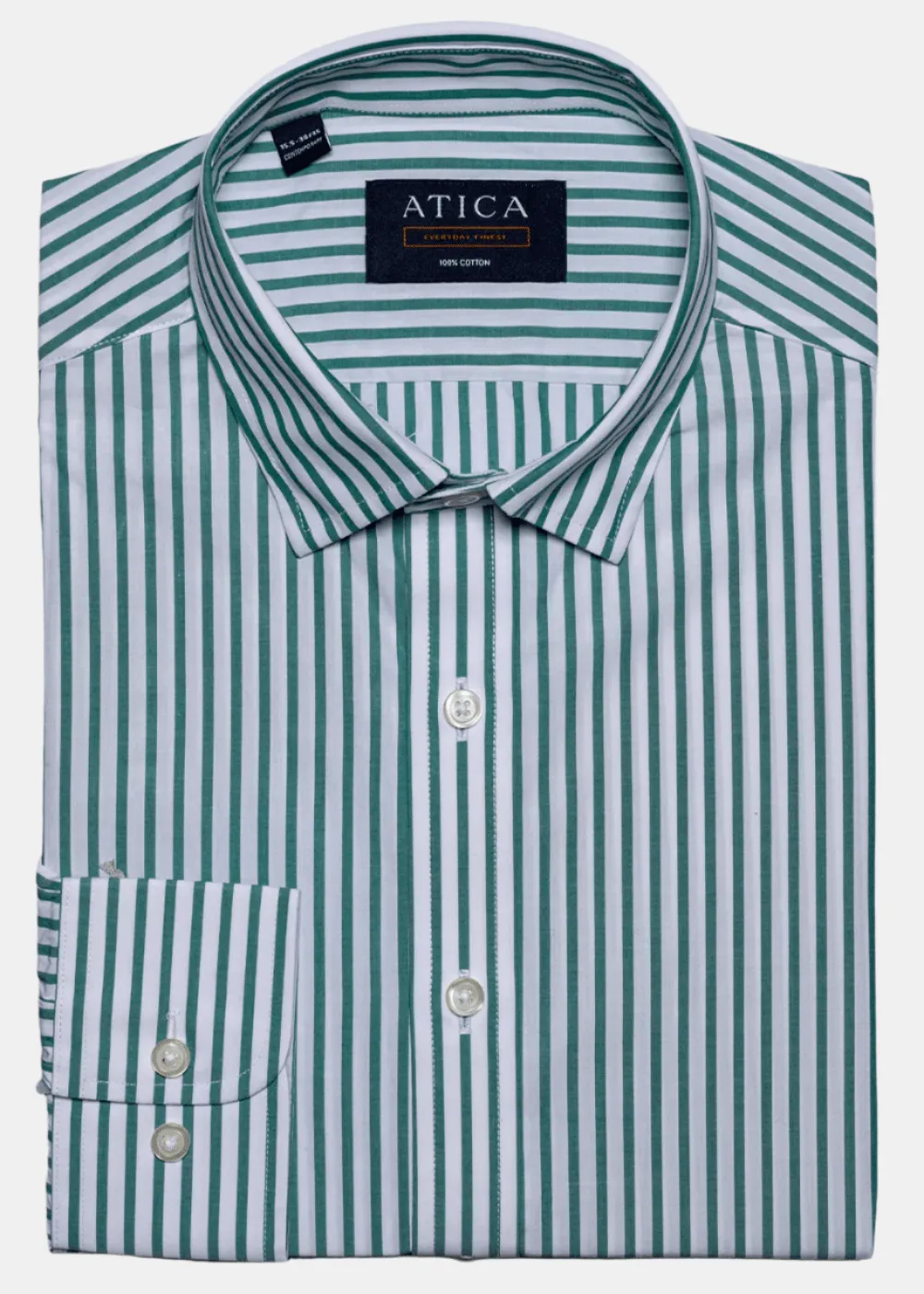 Flexible Mobility Tall Option Everyday Green Bengal?Stripe?Shirt