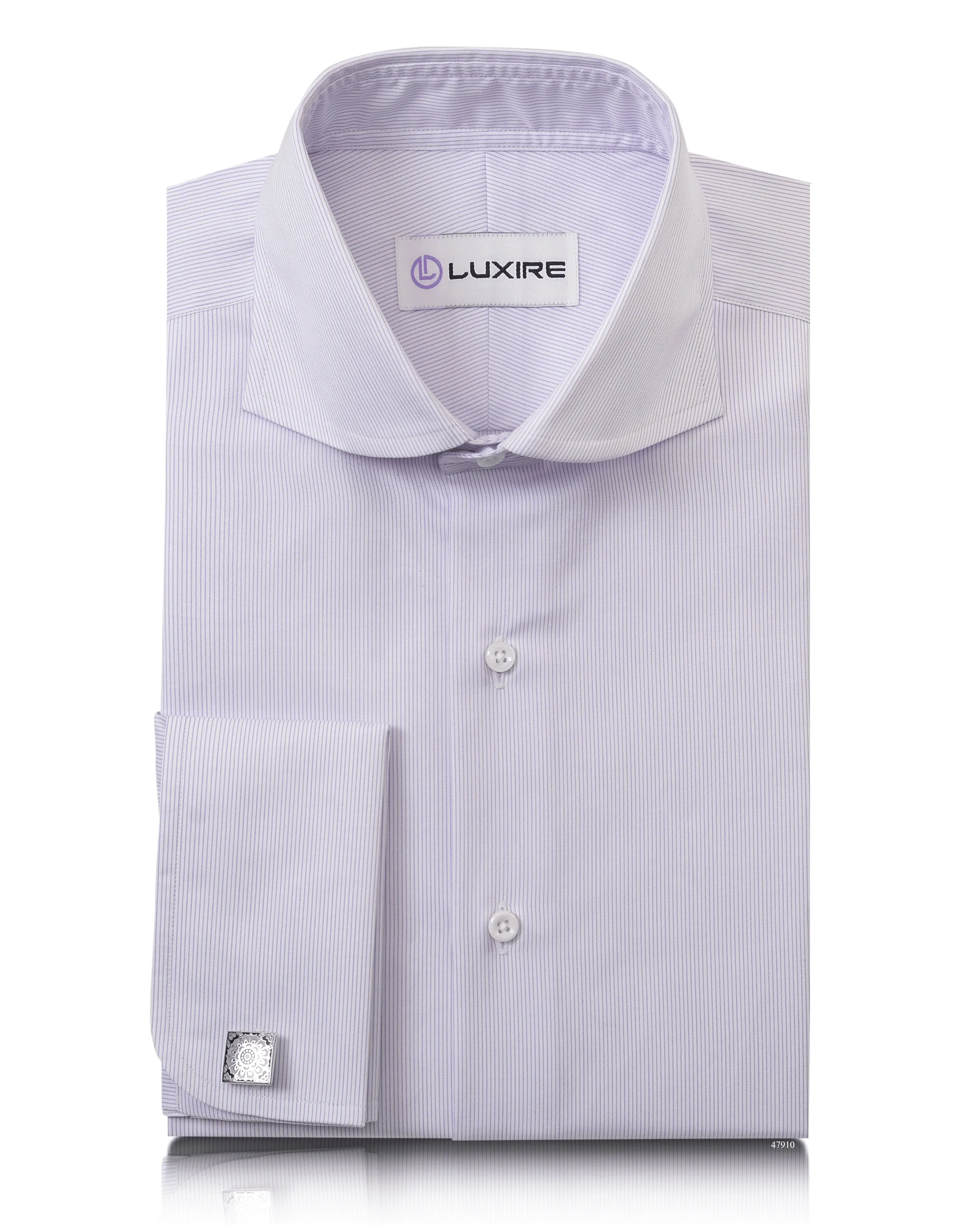 Wrinkle Resistant Mauve Pencil Stripes Shirt