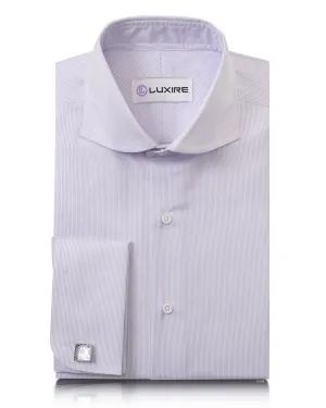 Wrinkle Resistant Mauve Pencil Stripes Shirt