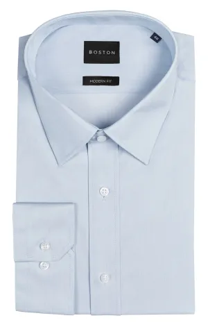 Liberty Business 5WT Ice Blue Shirt Conference Appropriate High Density Weave