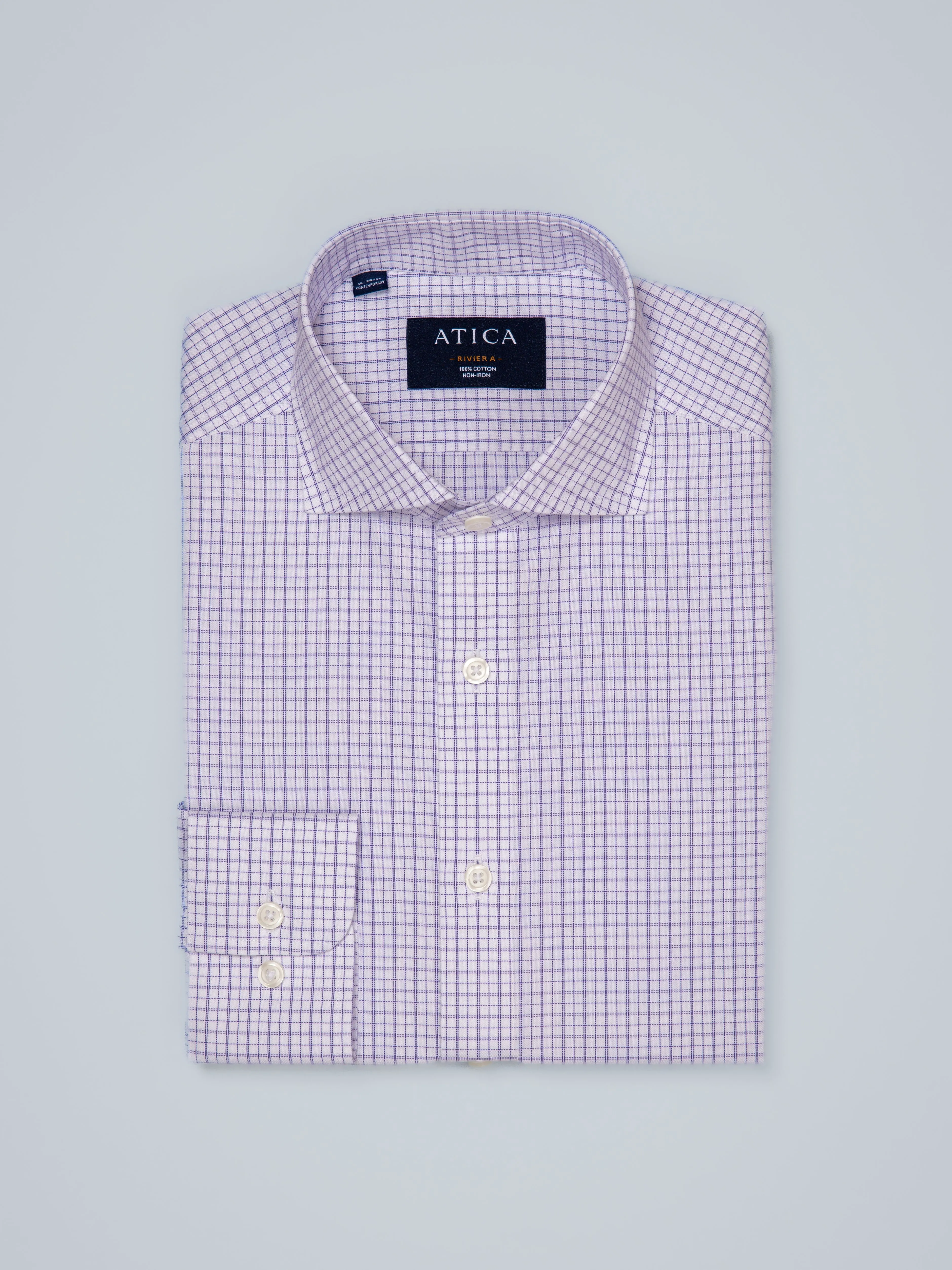 Riviera Classic Stripe Check Shirt Affordable Fashion