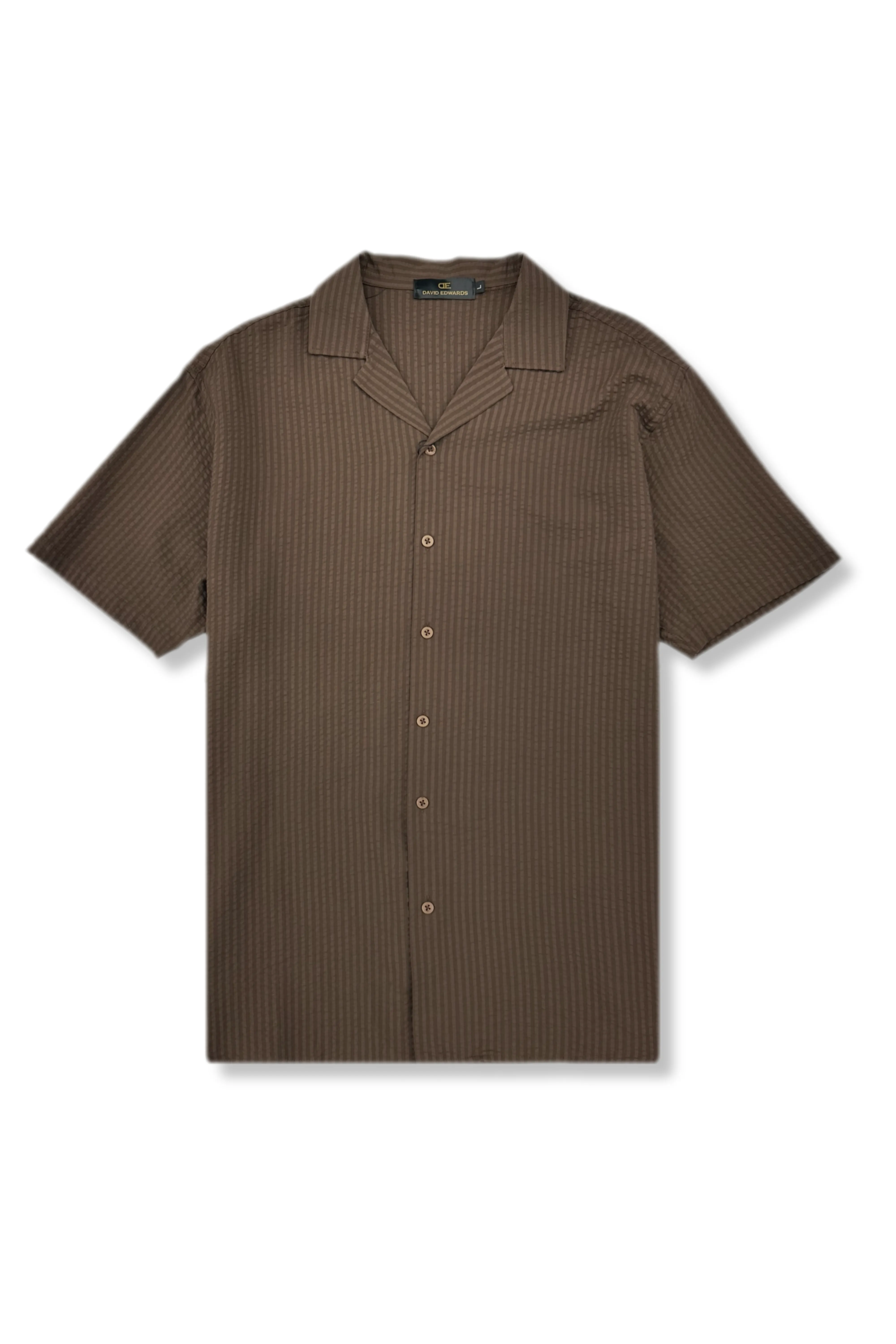 Darnold Seersucker Revere Collar Shirt Active Apparel