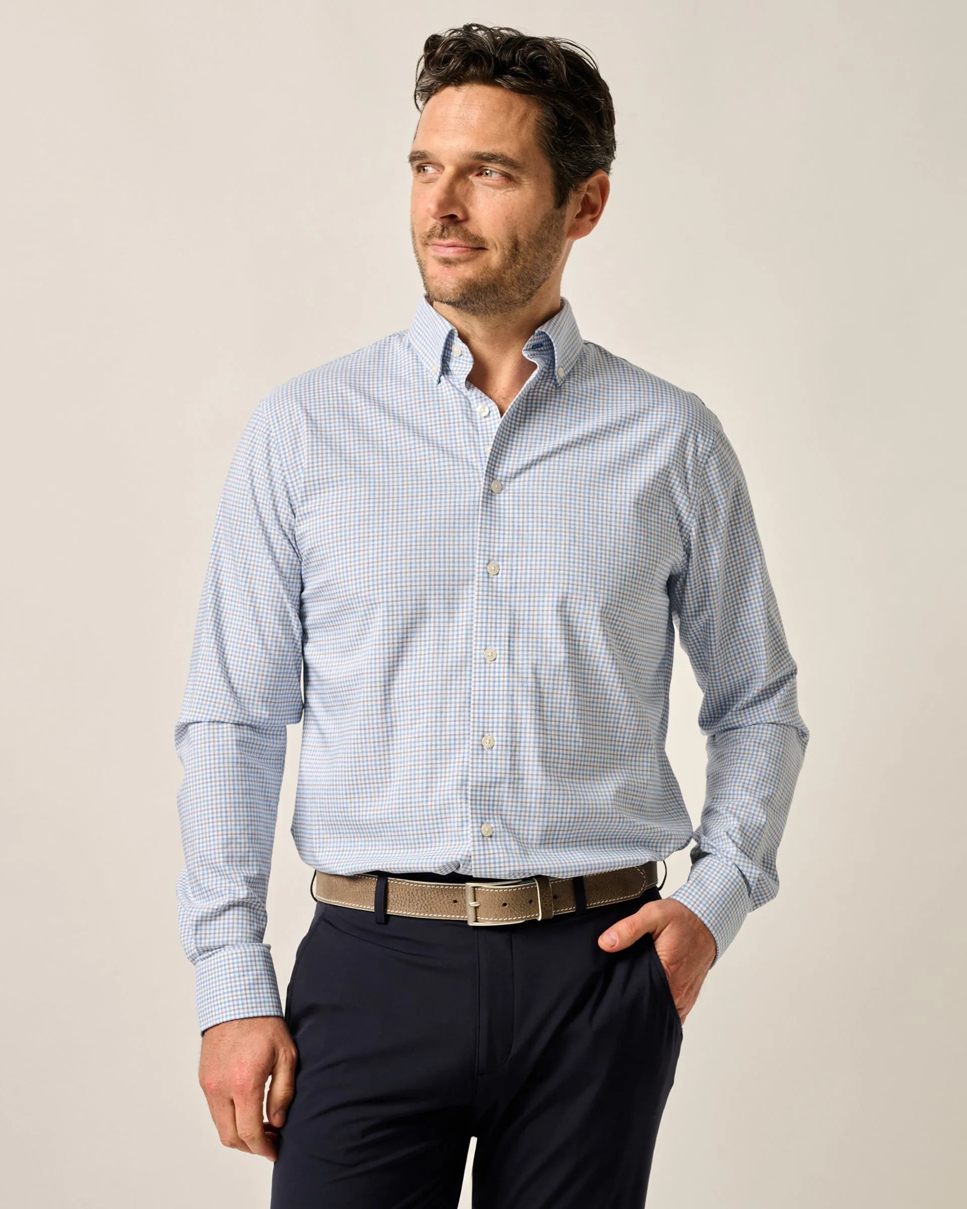 Koby Woven Shirt - Navy Fashion Forward