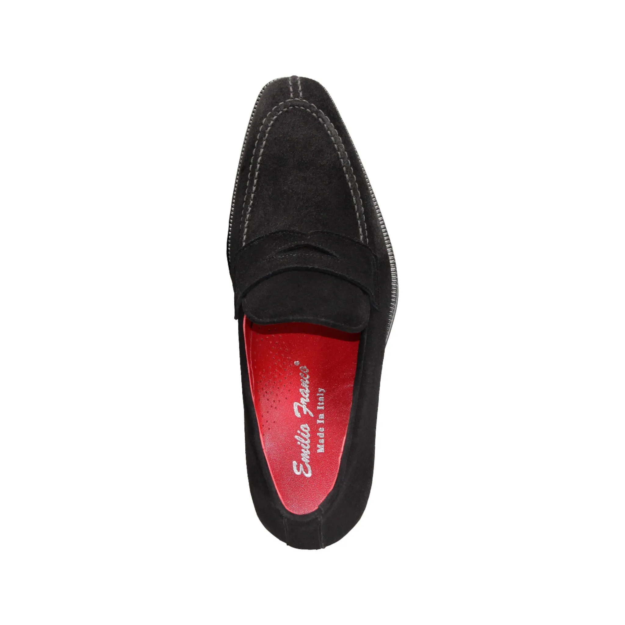 Responsive Cushion Tech Emilio Franco "Oliviero" Black Shoes