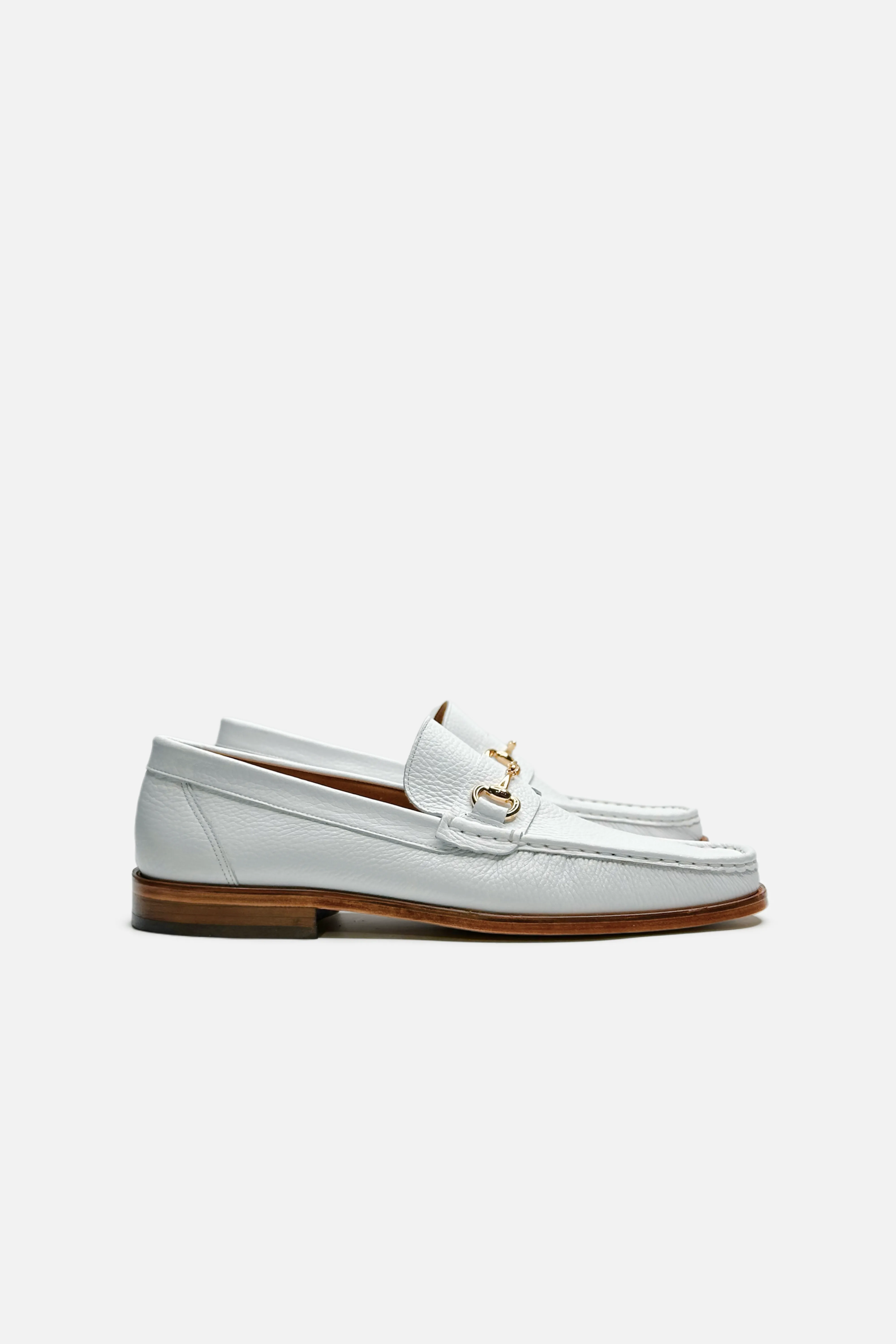 Noon Break Quiet Park Dante Horsebit Slip On Loafers
