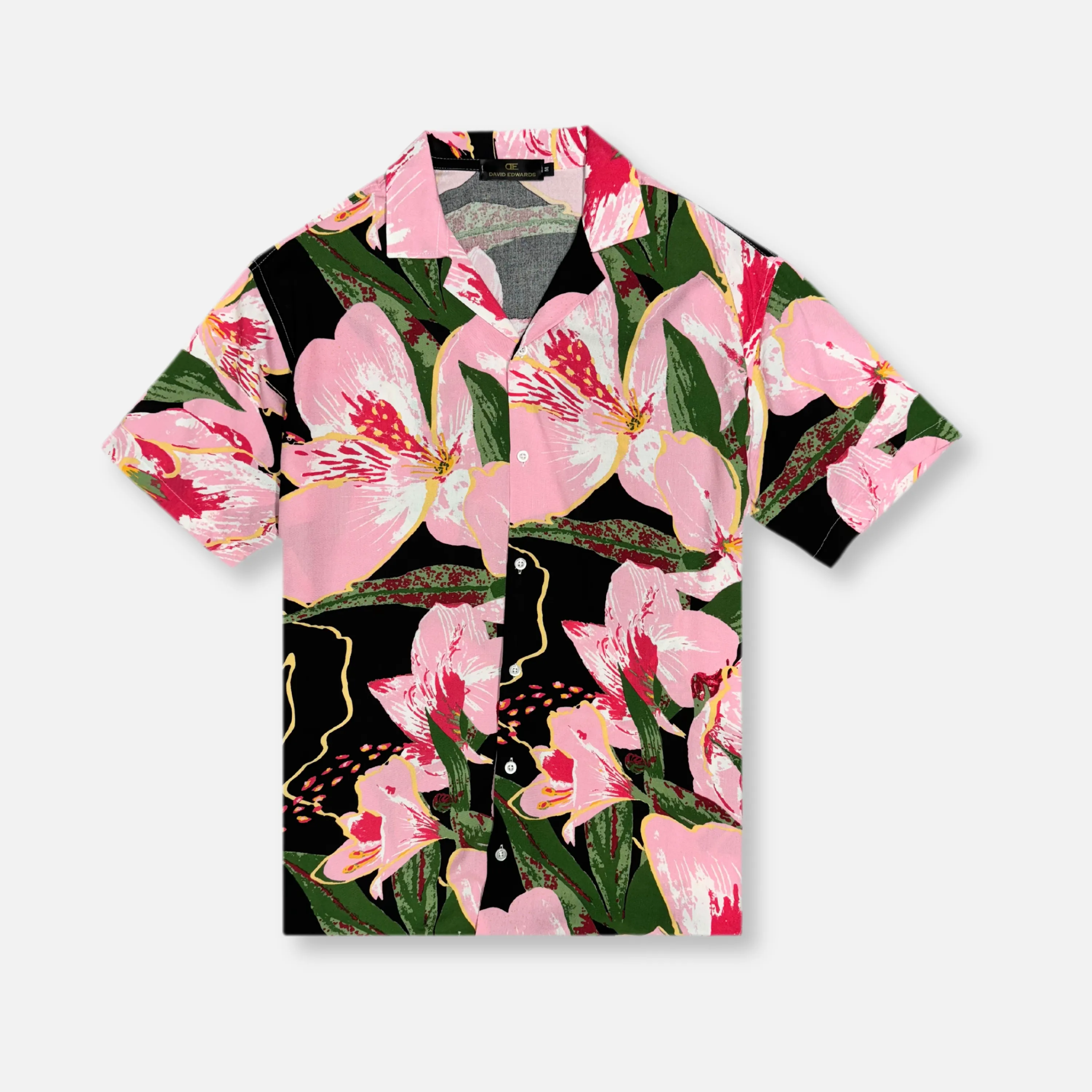 SweatWickingLining Mom Soft Danforth Tropical Resort Revere Collar Shirt
