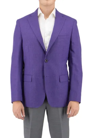 Tiglio Luxe Violet Dolcetto Modern Fit, Pure Wool Jacket TL3375 Body Mapped Ventilation Multi pockets