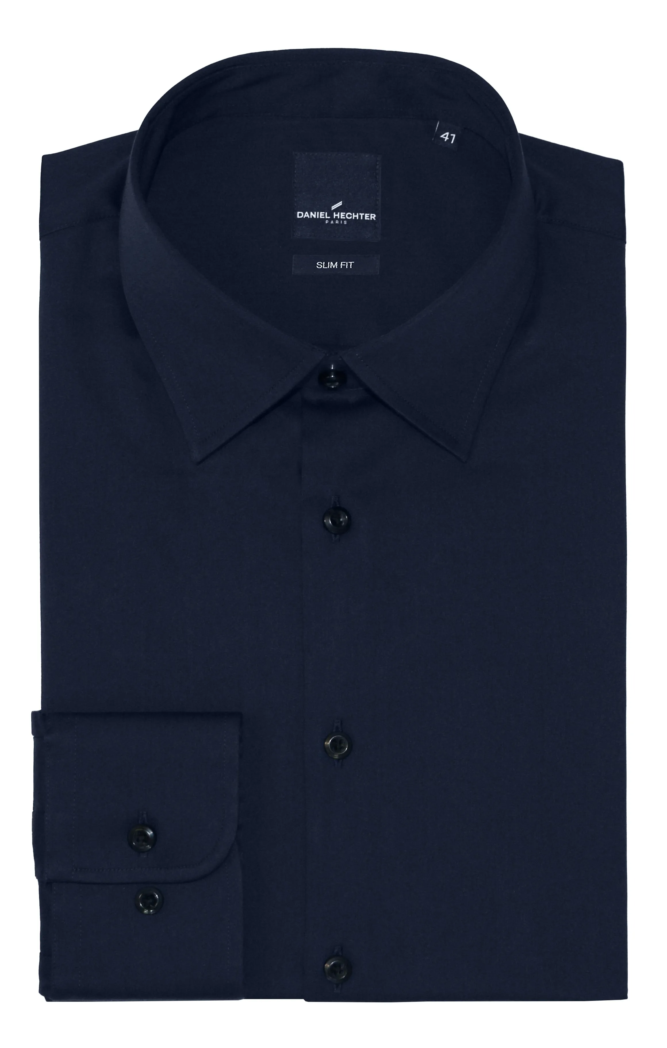 Franco Navy Shirt High-Quality Fabric