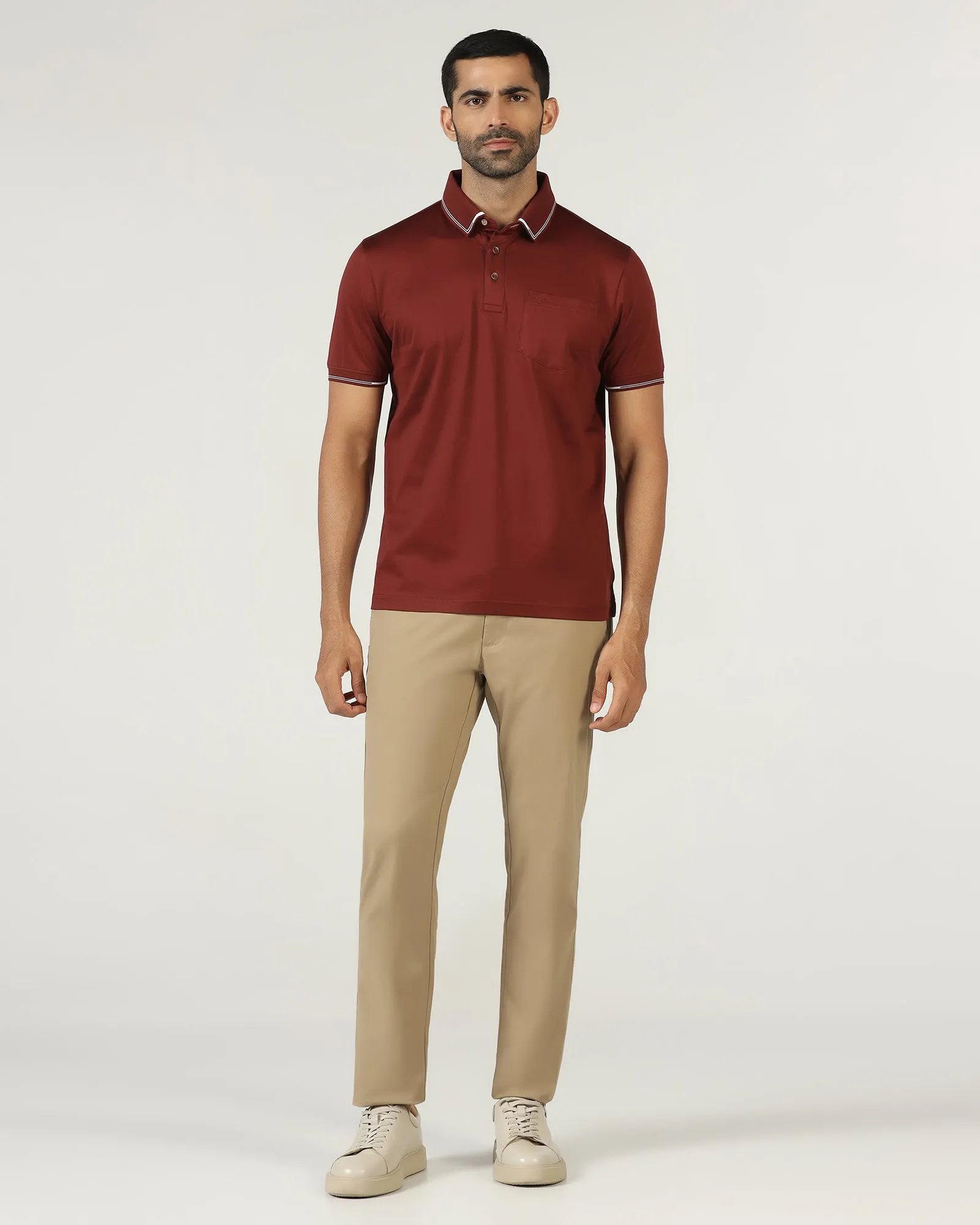 Adaptive Fit Khaki Textured Khakis - Karis
