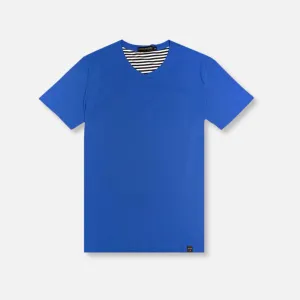 Vince Solid Stretch V-Neck T-Shirt Sporty Layer