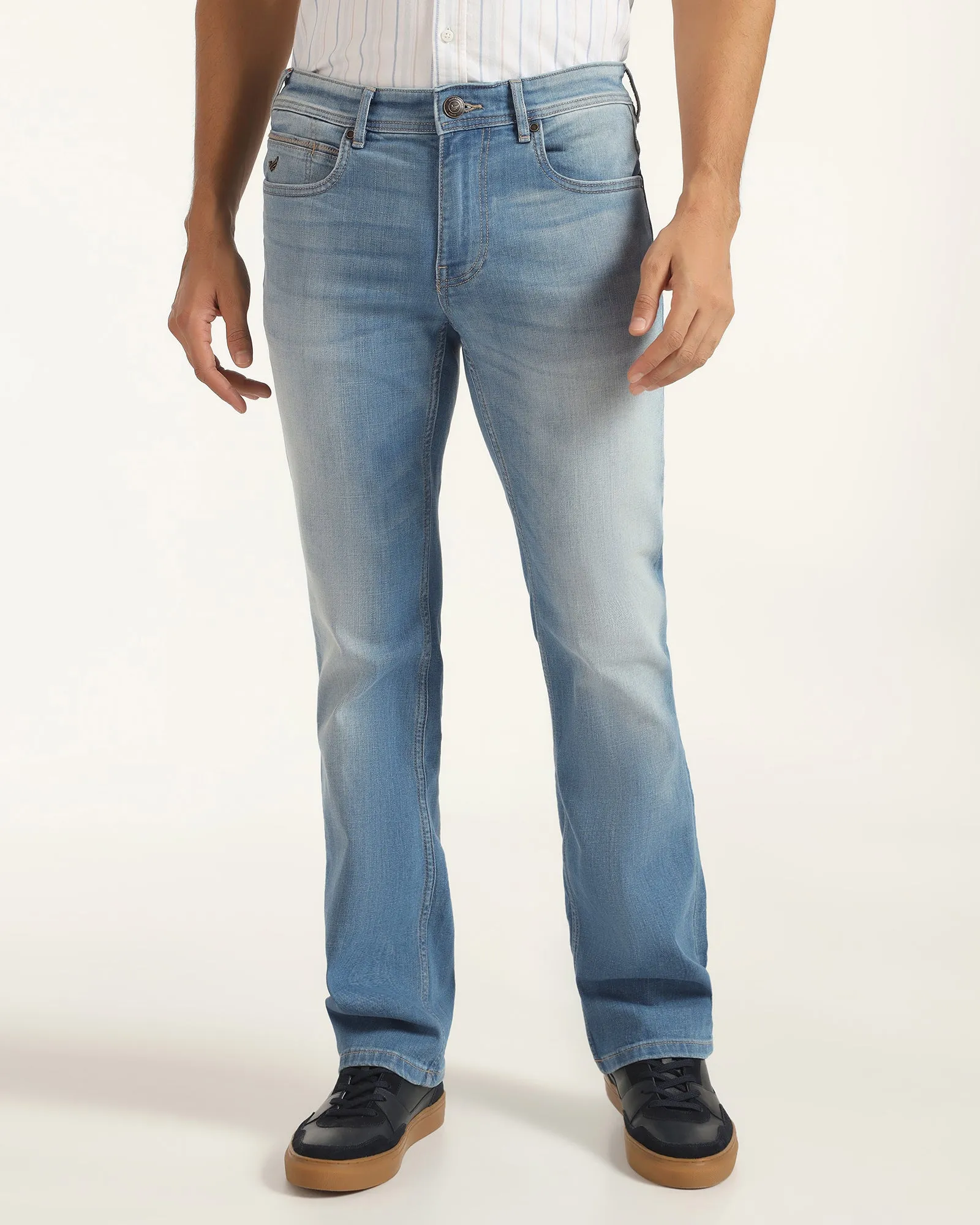Superflex Straight Comfort Duke Fit Indigo Jeans - Darius Style Appropriate Spring Mood Bold