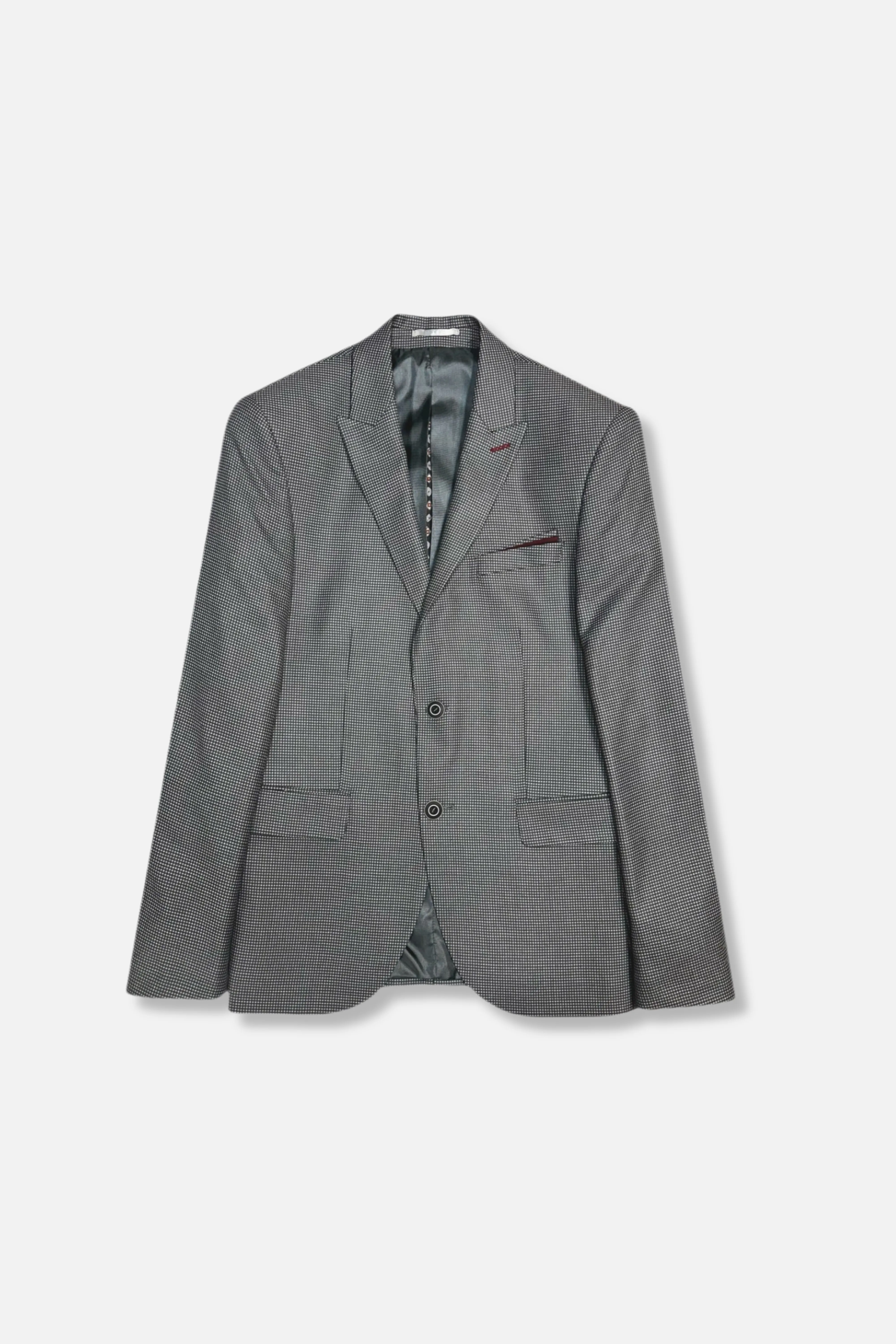 Flexible Hem Adjustment TearResistant Reinforcements D'Addio Slim Fit Blazer