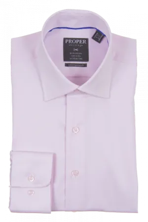 PROPER SHIRTINGS PINK CONTEMPORARY FIT REGULAR CUFF P720ET0R-PIN Linen blend Night Out