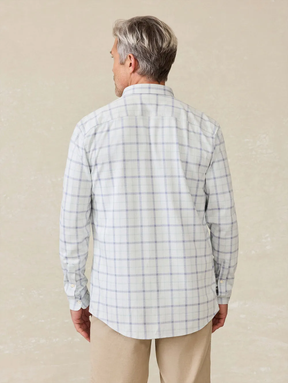 Coastline Knit Shirt - Hidden Lake Plaid NoSlipGrip