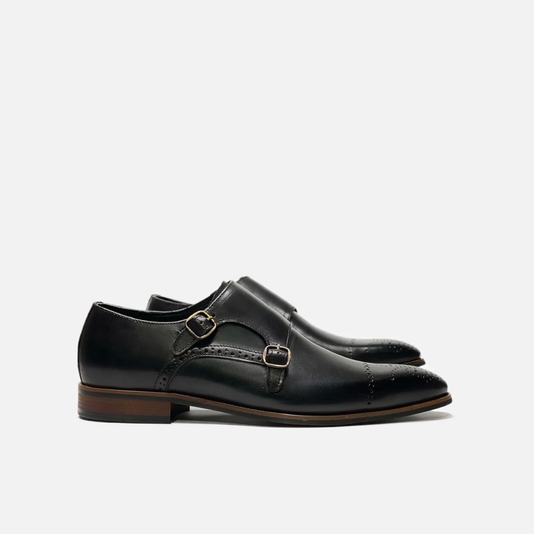 Balanced Tread Rain Guard Zerah Double Monk Straps