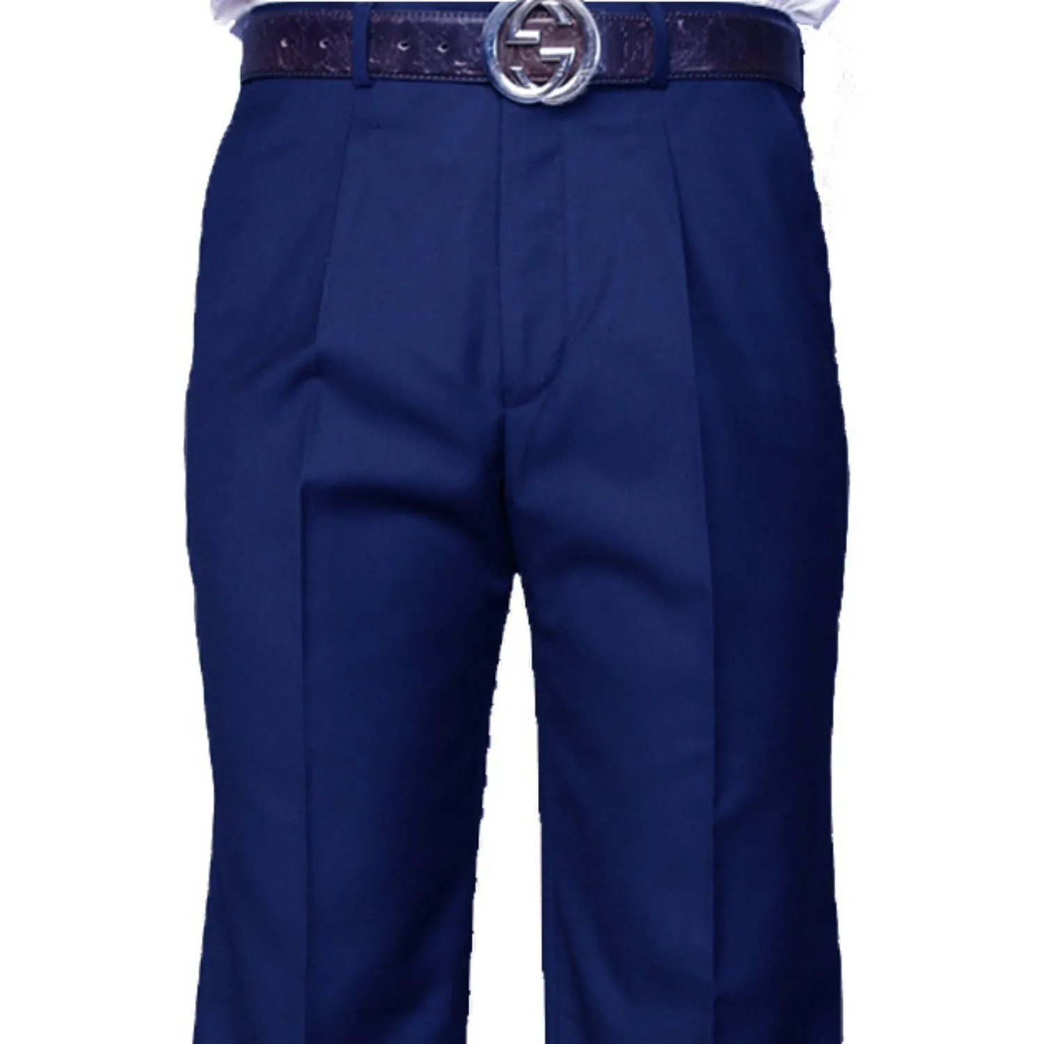 Stylish Cut Dubhe Collection: Sapphire Pleated Wool Pants