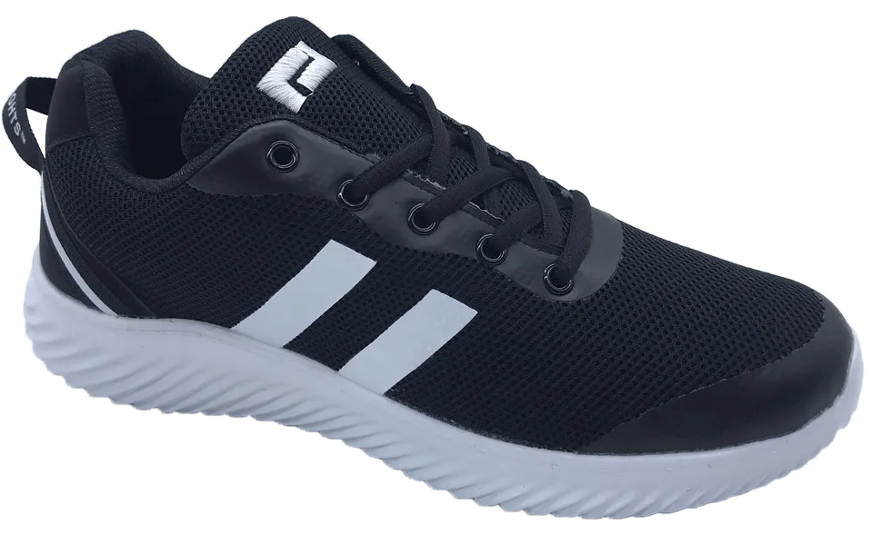 Active Steps CLUB-M Men's Black Lace Up Ultralight Athletic Fashion Shoes SP654