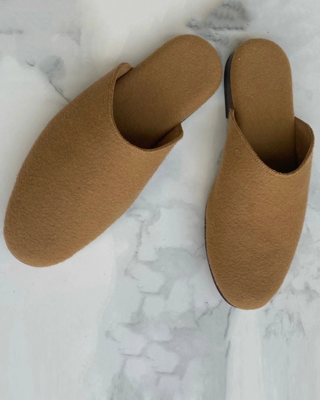 Suede-Cashmere Slippers Day Long
