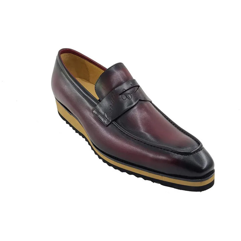 Walk Guard Carrucci Burgundy Signature Casual Loafer