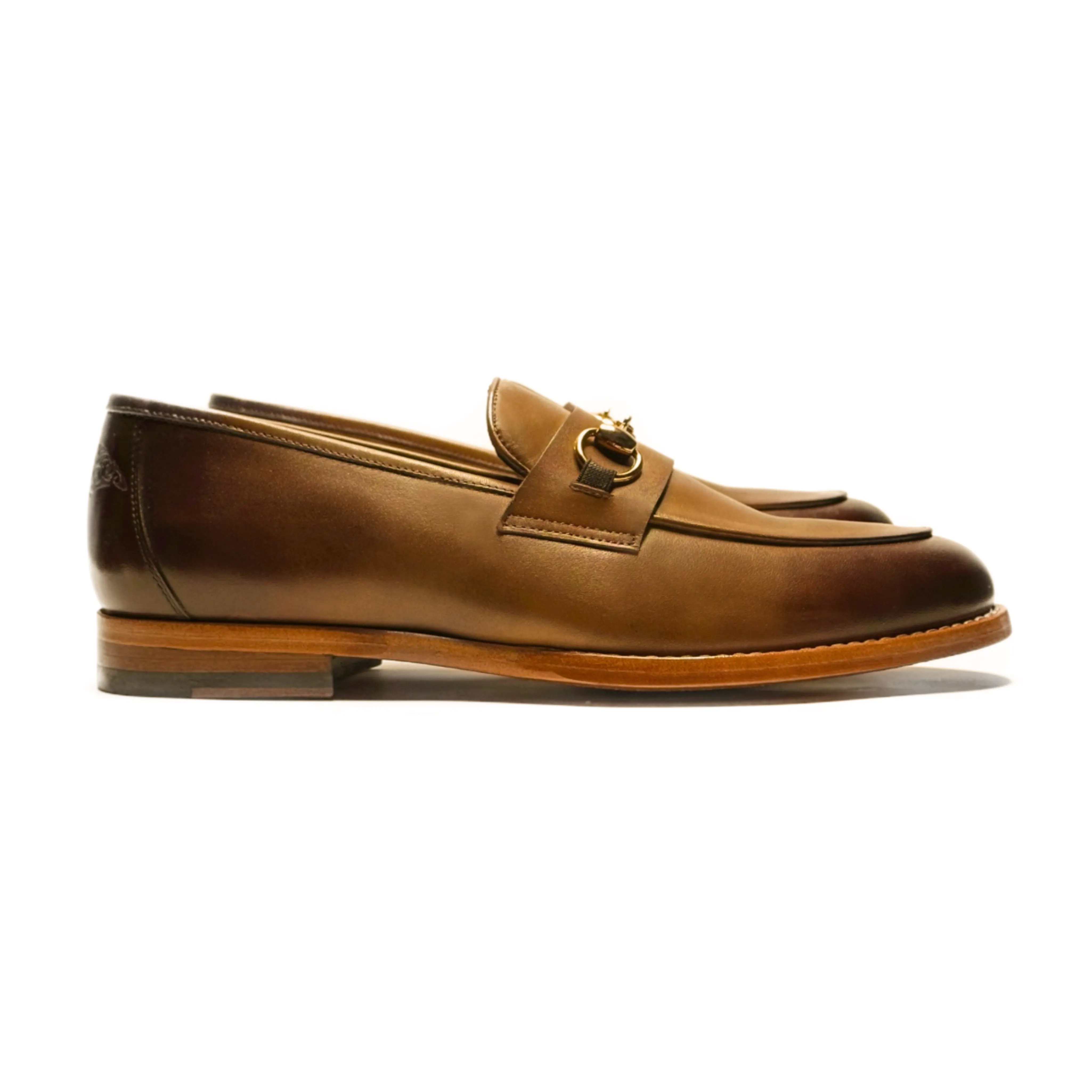 Delaine Horse Bit Slip On Loafers Light Fit