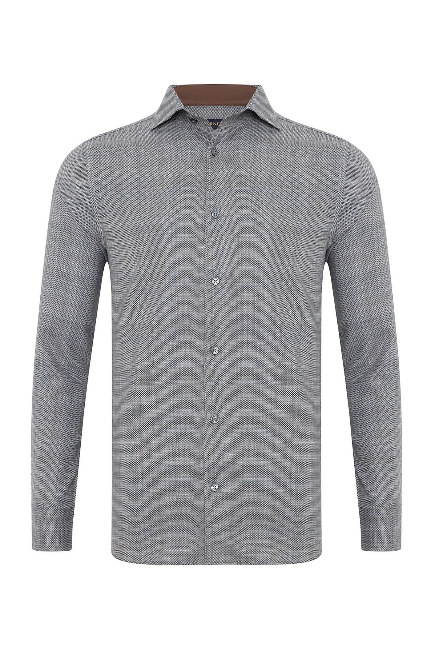 Cotton Sportshirt - Grey Compression Fit Ski Core