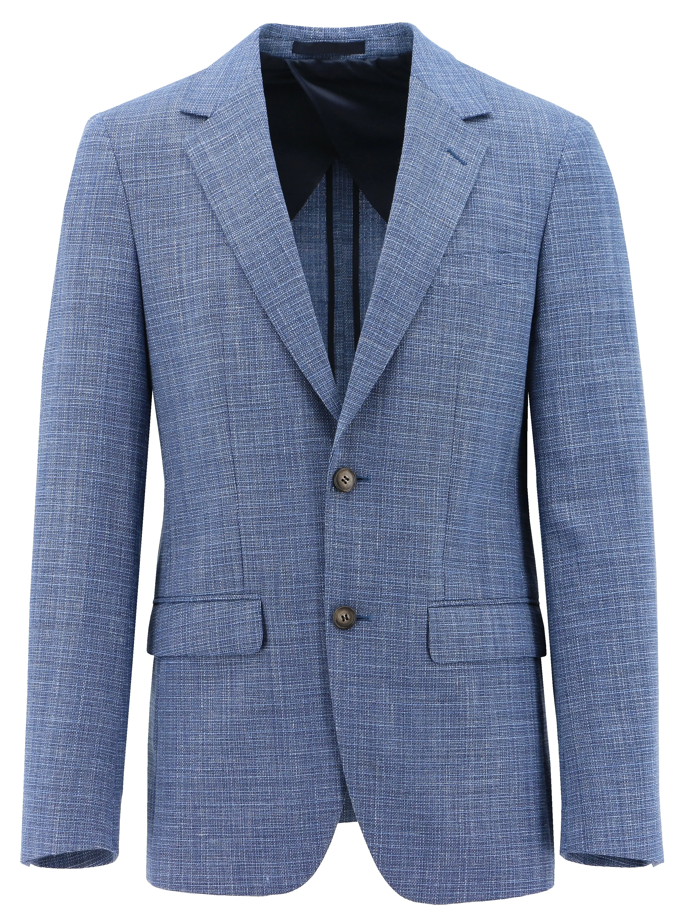 Lazio Blue Tweed Sports Jacket WaterRepellent Finish