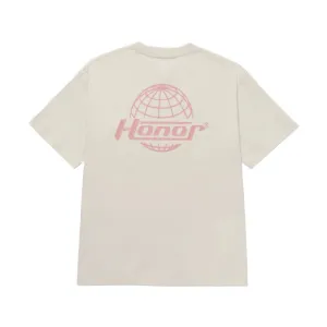 Globe Logo Tee - Cream Fun Style