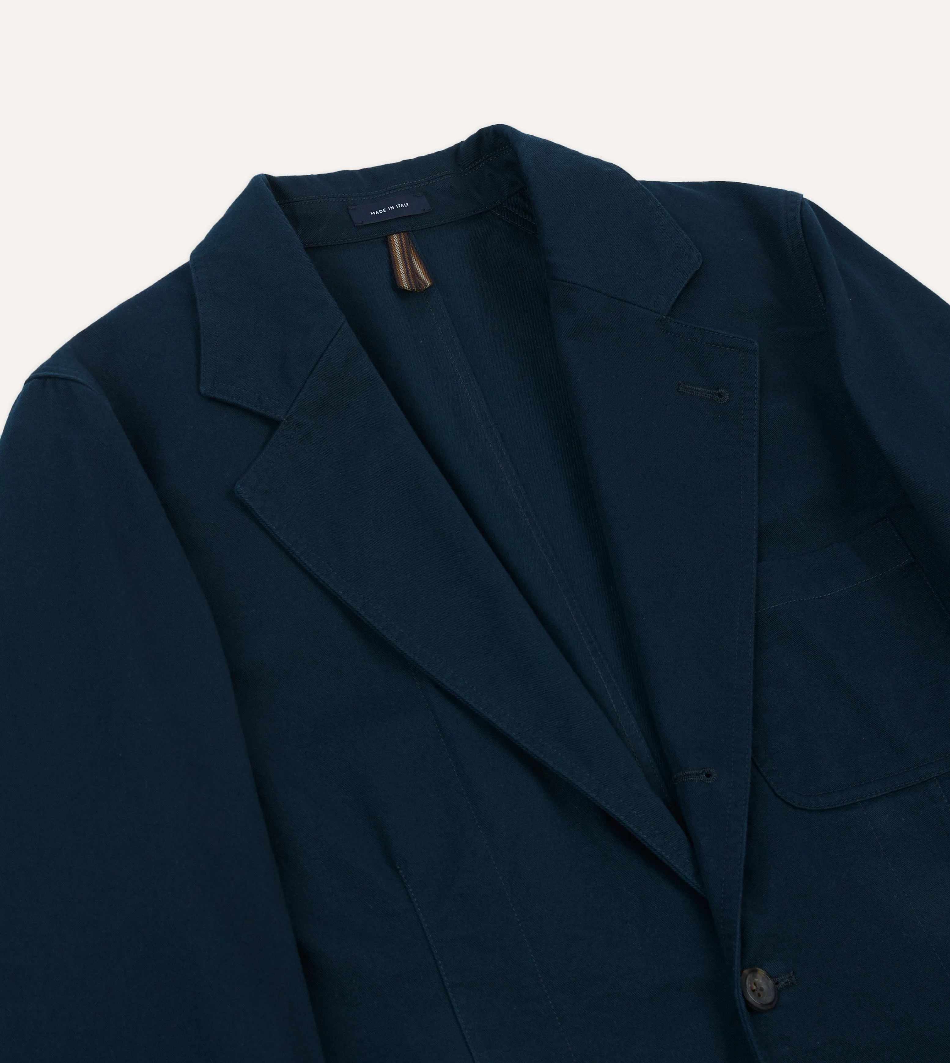 Navy Vintage Wash Cotton Games Blazer Mk. I Non Irritating Seams