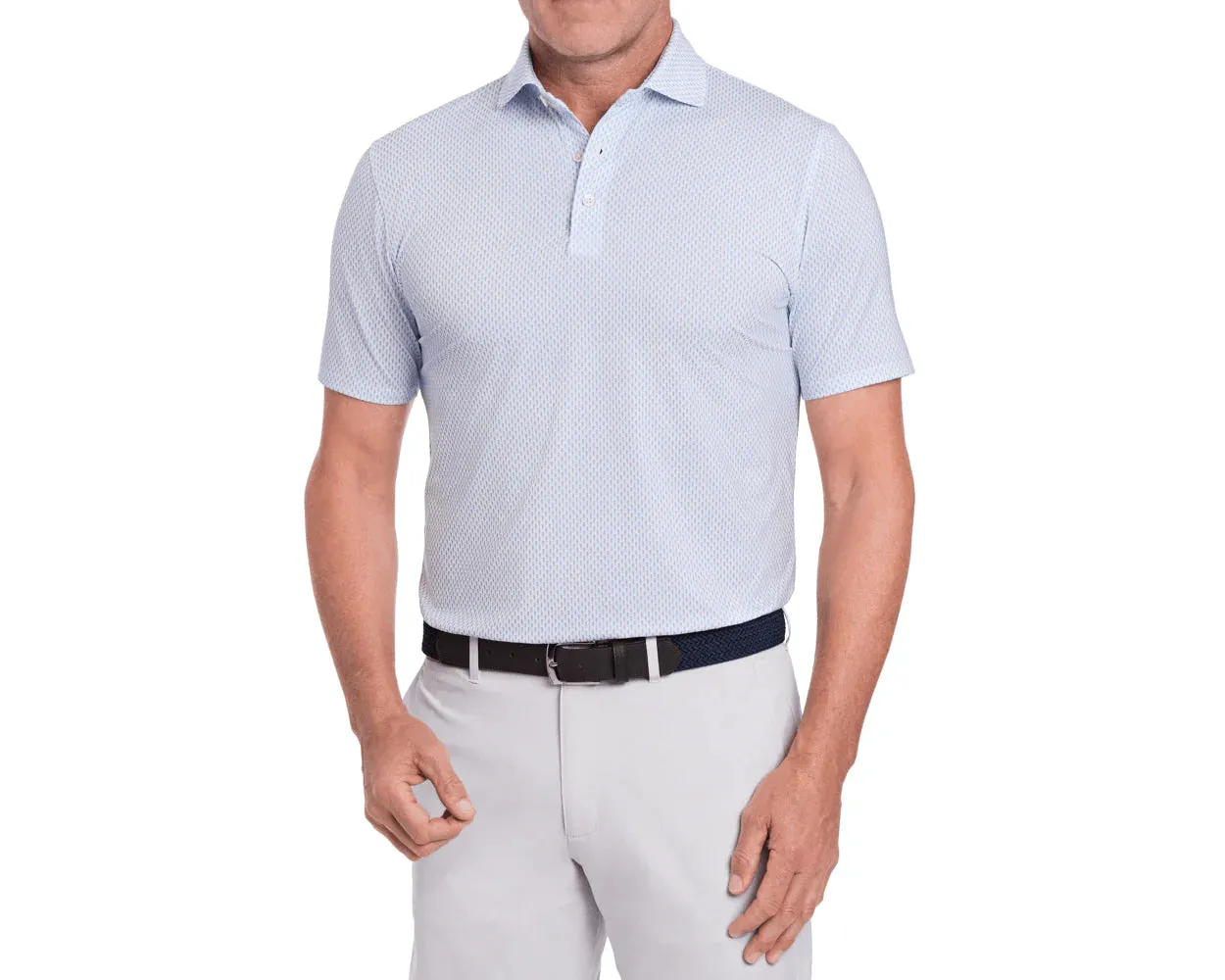 Fine Weave Recycled Polyester Blend The Forrest Polo