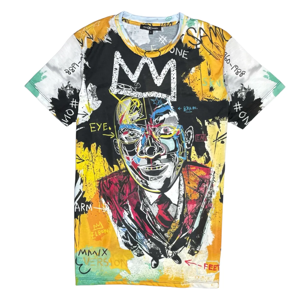 Effortless Style Slim Fit Design Dreux Vacay Crew Neck T-Shirt