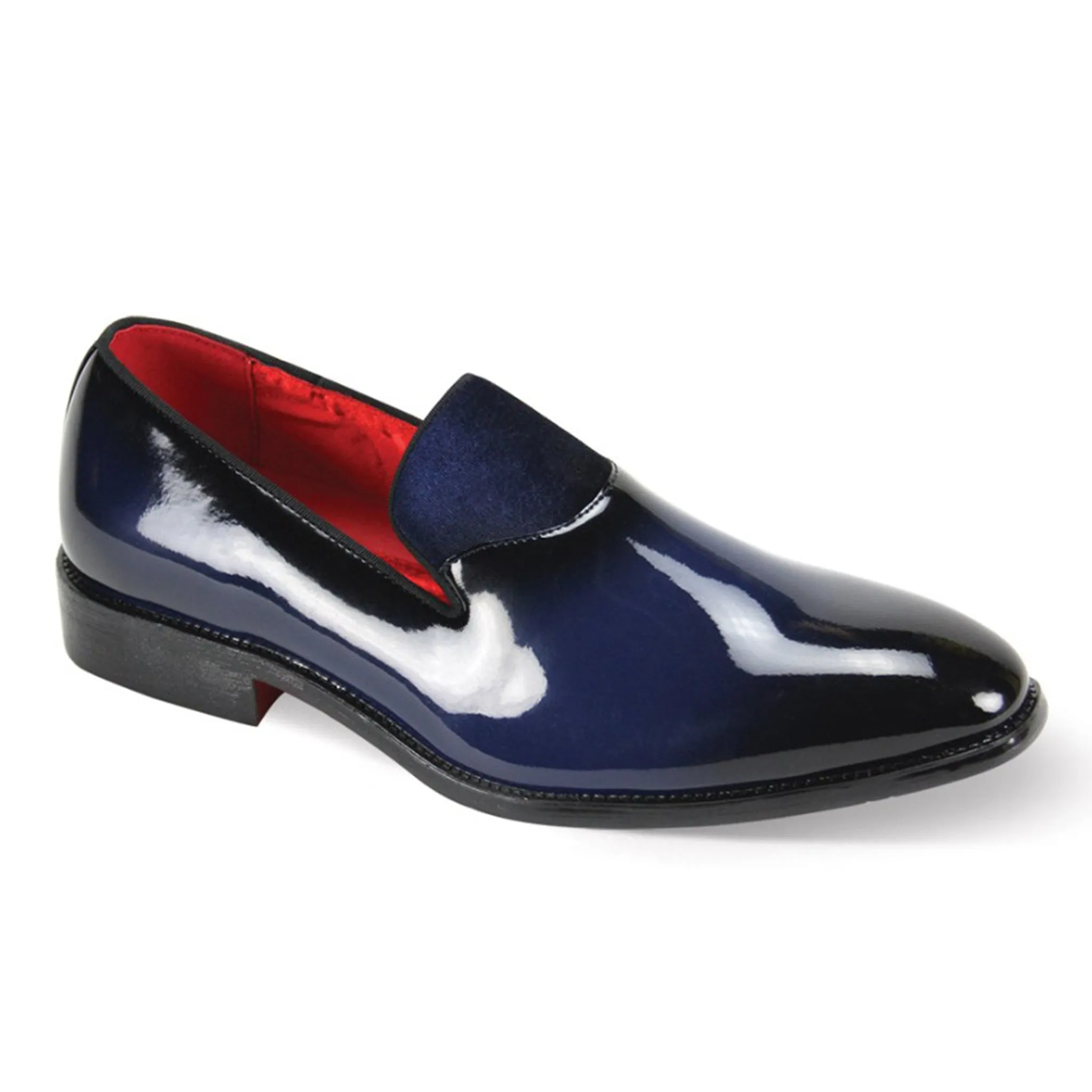 Navy Patent Fashion Loafer ventilation channels Tropic Mode