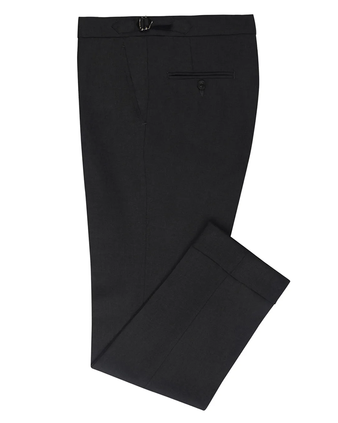 VBC 100% Wool: Dark Grey Twill Casual Comfort Look