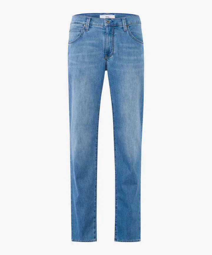 Brax Cadiz Ultralight Denim in Ocean Water Used Minimal Look