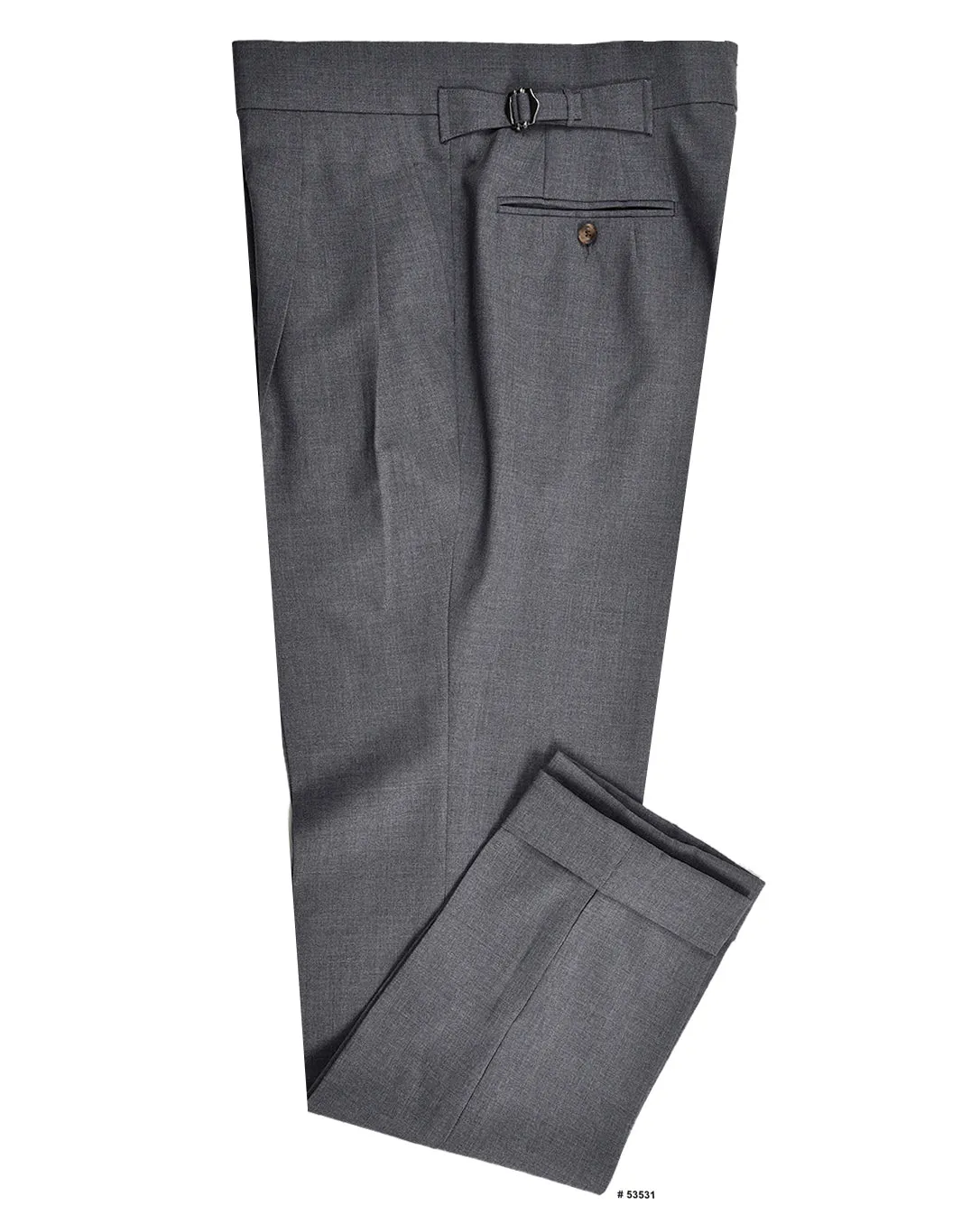 Stretch Movement Dugdale New Fine Worsted Tropical Wool - Grey