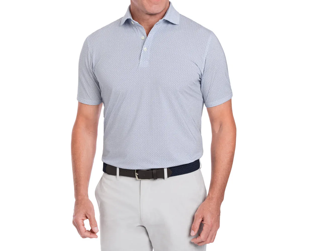 The Garnett Polo DurableWeave hypoallergenic material