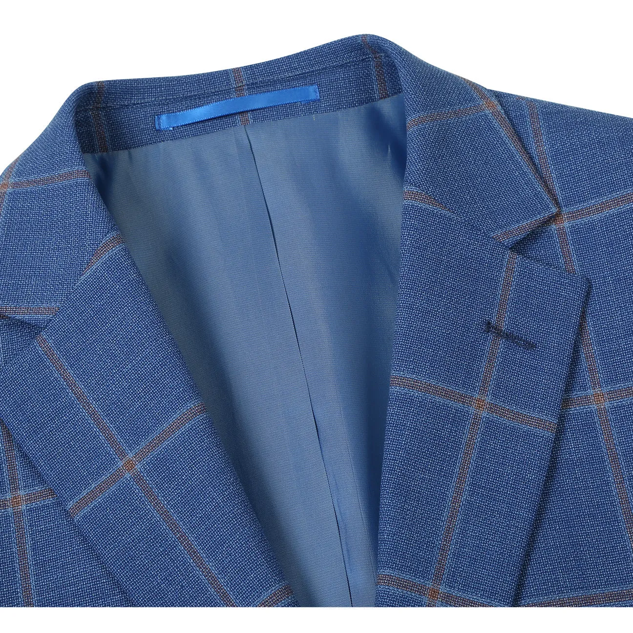 Alessandro Vitello by Renoir Classic Fit Wool Blue Blazer 565-15 Snow Day Transitional Weather Piece