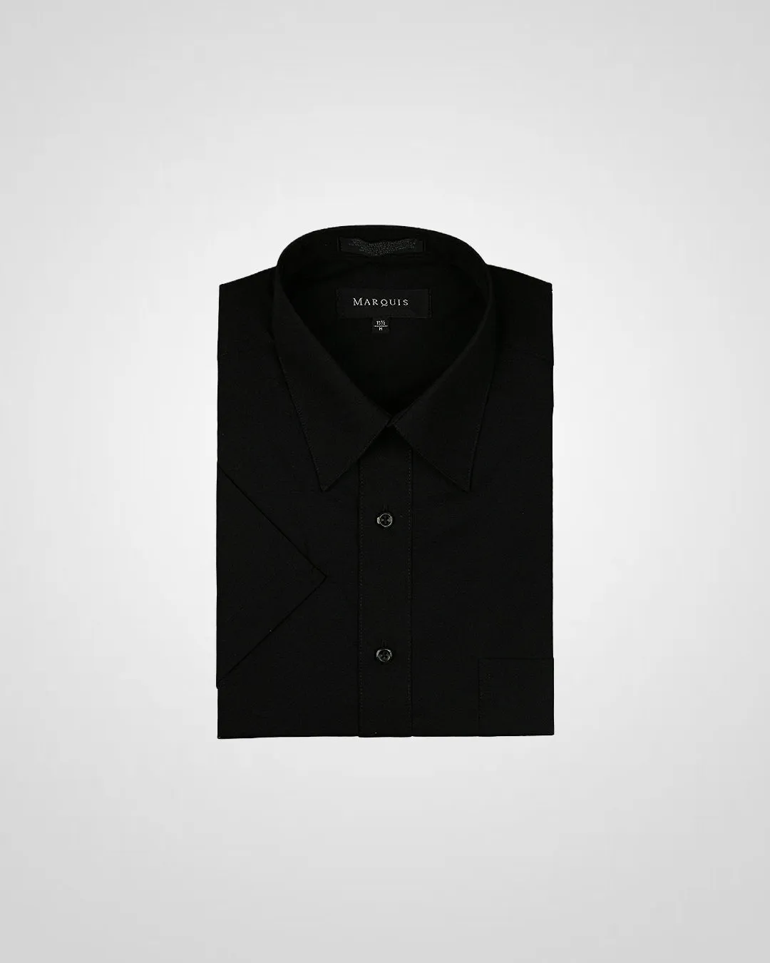 Water Repellent Finish MARQUIS MEN'S SOLID  SLIM FIT DRESS SHIRT