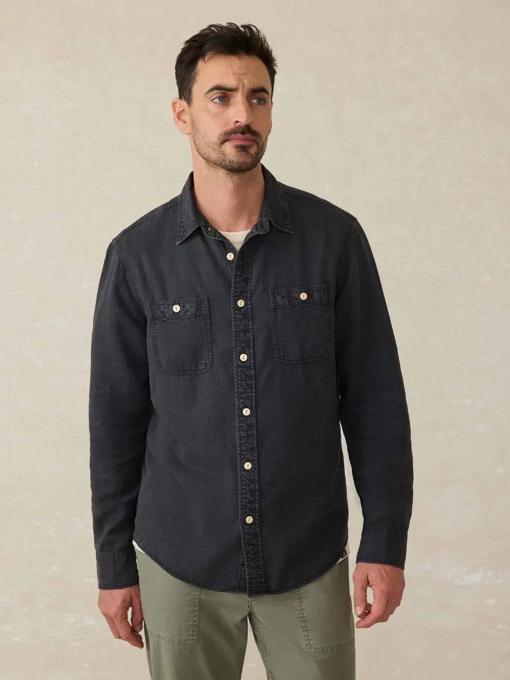 Versatile Styling Minimalist Aesthetic The Tried And True Chambray Workshirt
